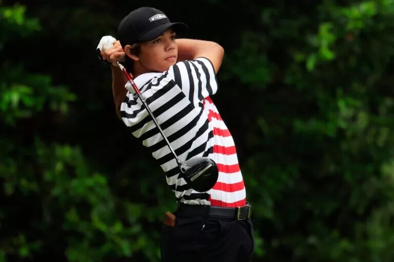 Charlie Woods at 2025 Junior Players Championship