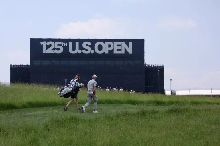 Wyndham Clark at the 2025 US Open