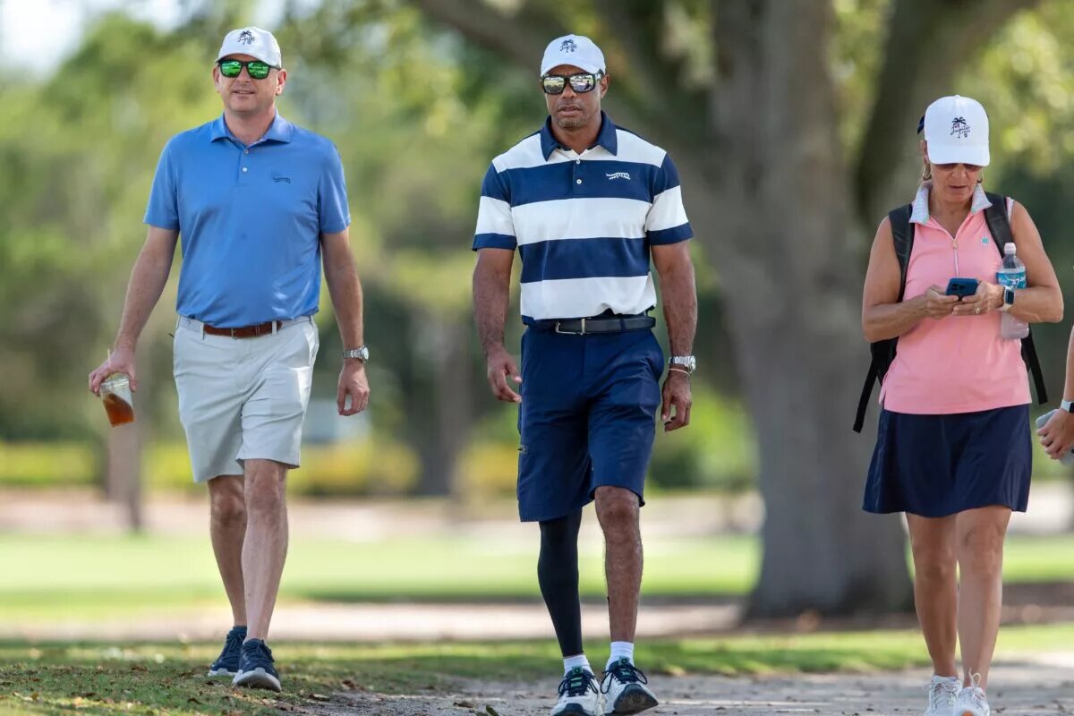 Tiger Woods at 2025 Nicklaus Junior Championship