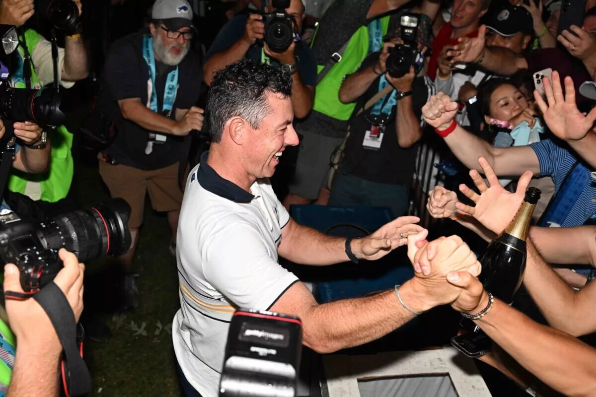 Rory McIlroy at 2025 Ryder Cup