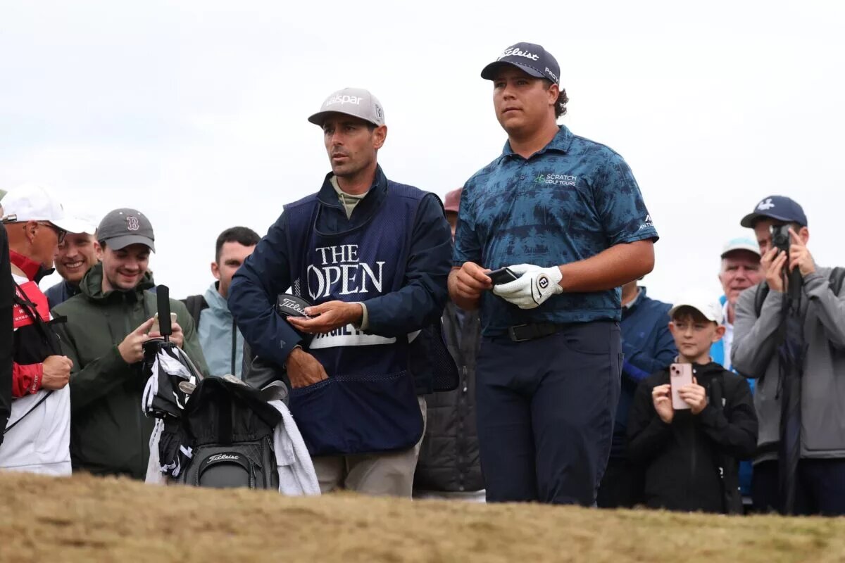 Aldrich Potgieter at the 2025 Open.