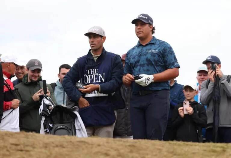Aldrich Potgieter at the 2025 Open.