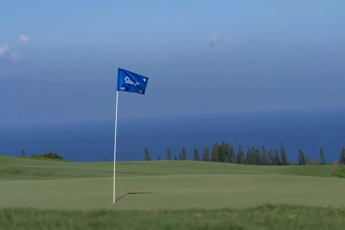 Fourth hole during final round of 2025 Sentry