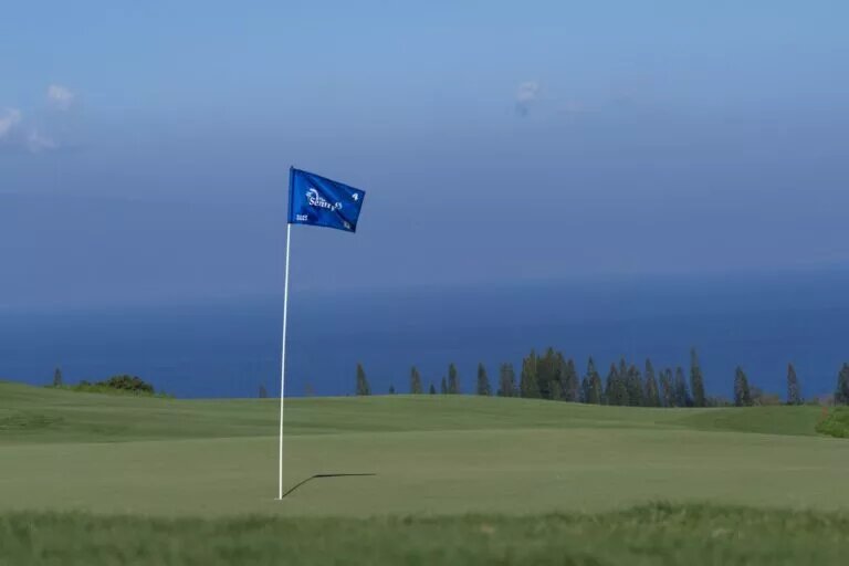 Fourth hole during final round of 2025 Sentry