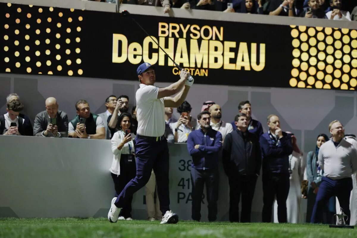 Bryson DeChambeau at LIV Golf Riyadh event 2025