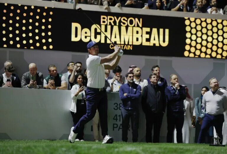 Bryson DeChambeau at LIV Golf Riyadh event 2025
