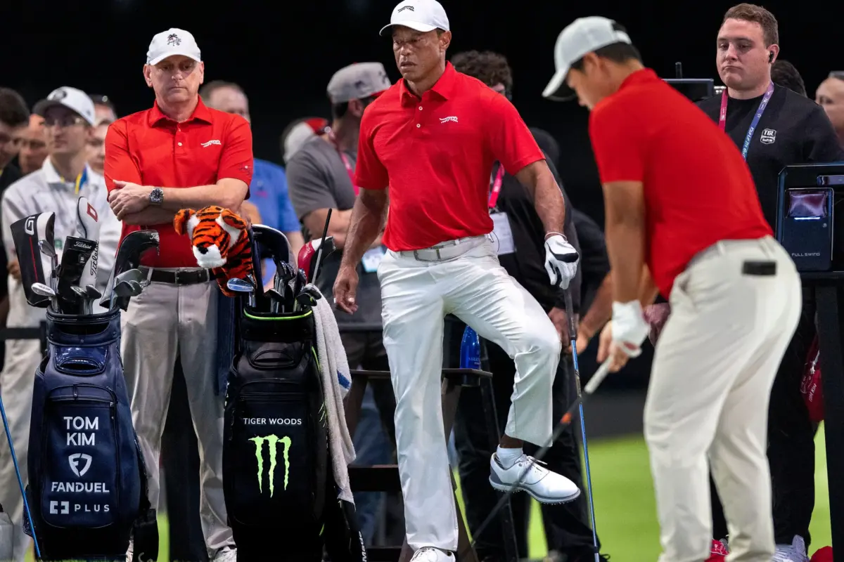 Tiger Woods at 2025 TGL finale