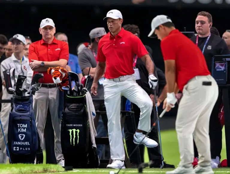 Tiger Woods at 2025 TGL finale