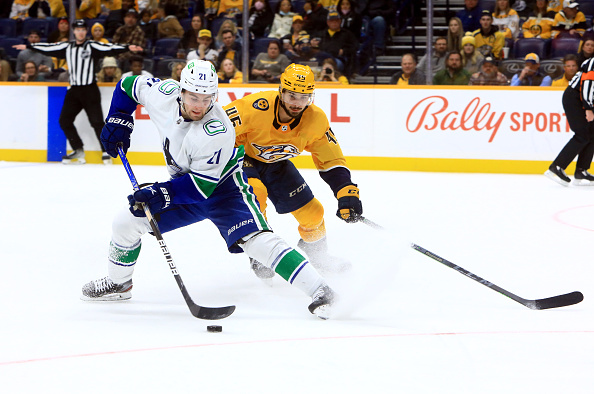 Vancouver Canucks vs Nashville Predators