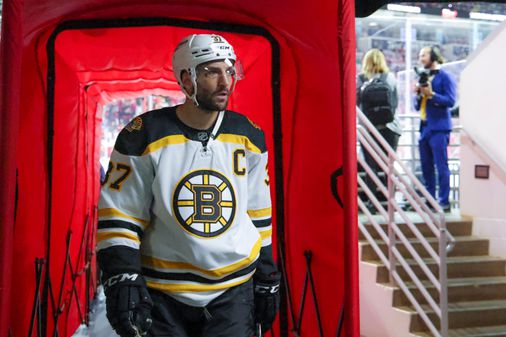 Patrice Bergeron extended