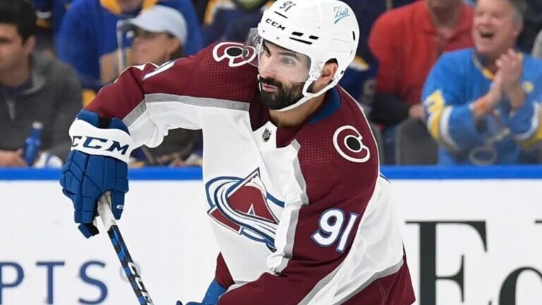 Nazem Kadri was injured in Game 3 of the Western Conference Final