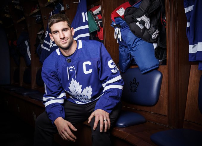 Maple Leafs alternate captain jersey