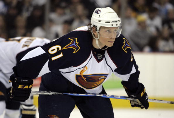 The Atlanta Thrashers wore the most forgettable jersey in NHL history