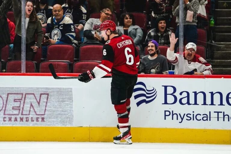 Arizona Coyotes Jakob Chychrun