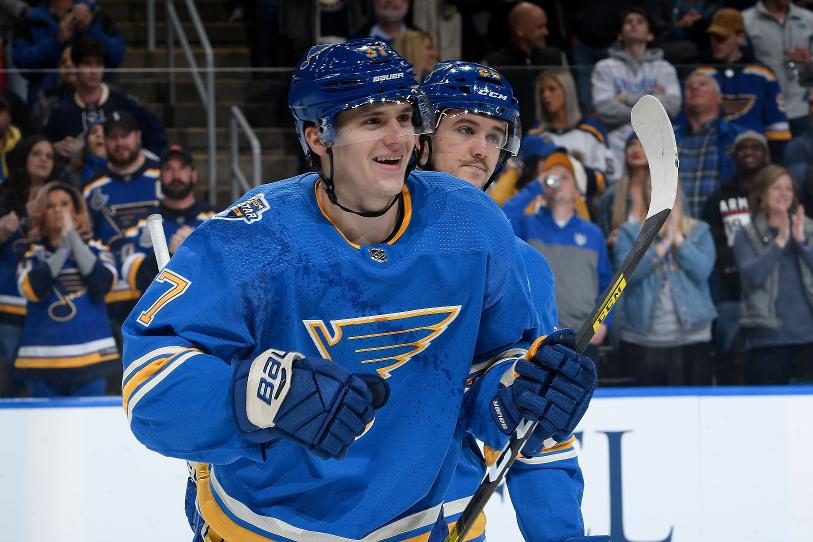 Klim Kostin returns to the Blues ahead of playoffs