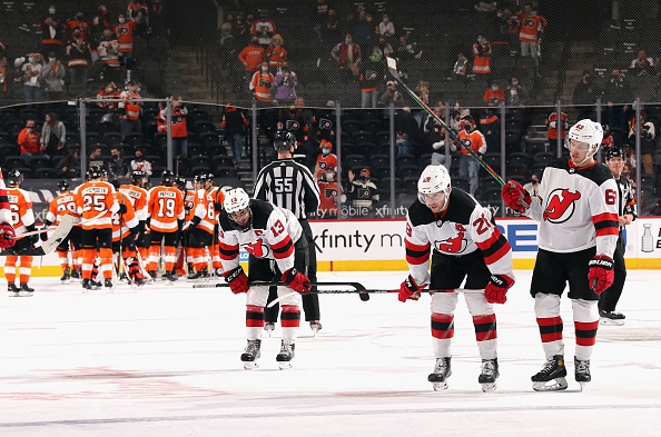 Philadelphia Flyers and New Jersey Devils