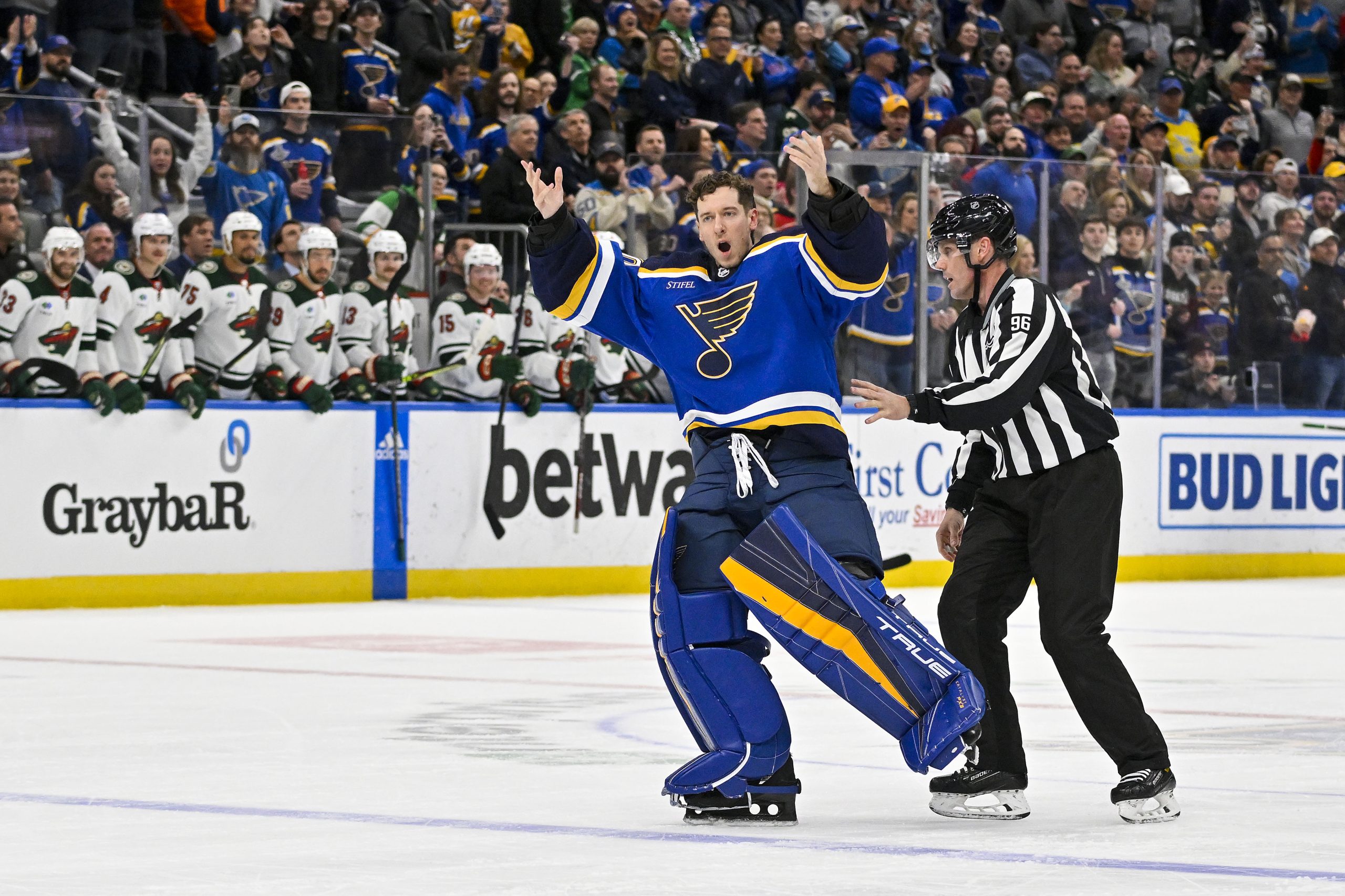 Blues' Binnington suspended 2 games for throwing punch - The San