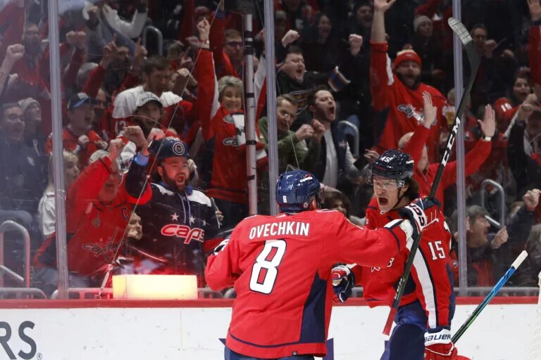 Alex Ovechkin out; sweater number 8