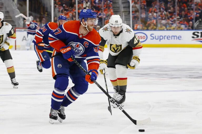 Vegas golden Knights vs Edmonton Oilers