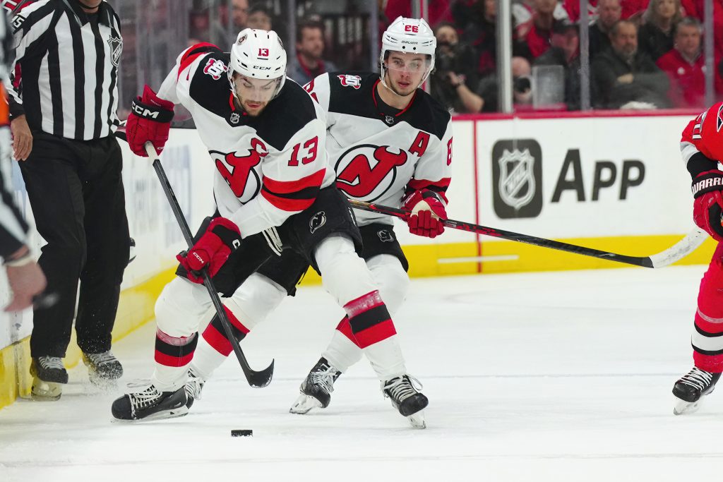 Devils' Nico Hischier, star players (finally) step up in key win over  Penguins 