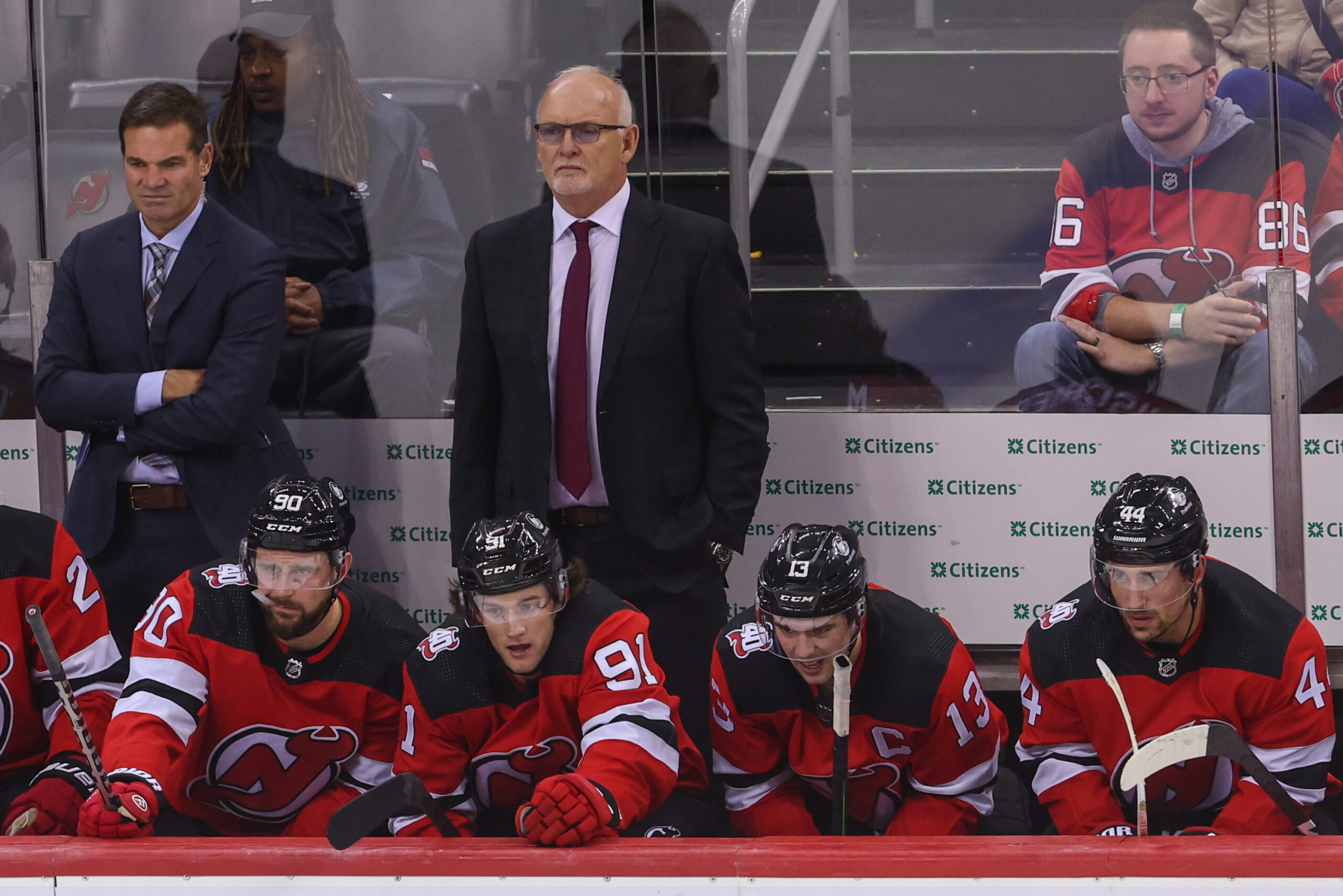 Devils coach Lindy Ruff tests positive, misses Oilers game