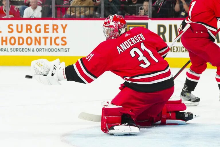 Frederik Andersen out