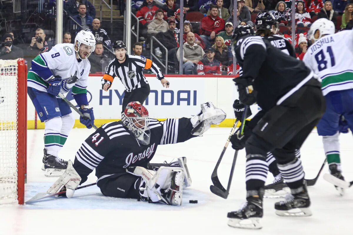 NHL predictions; New Jersey Devils sweaters