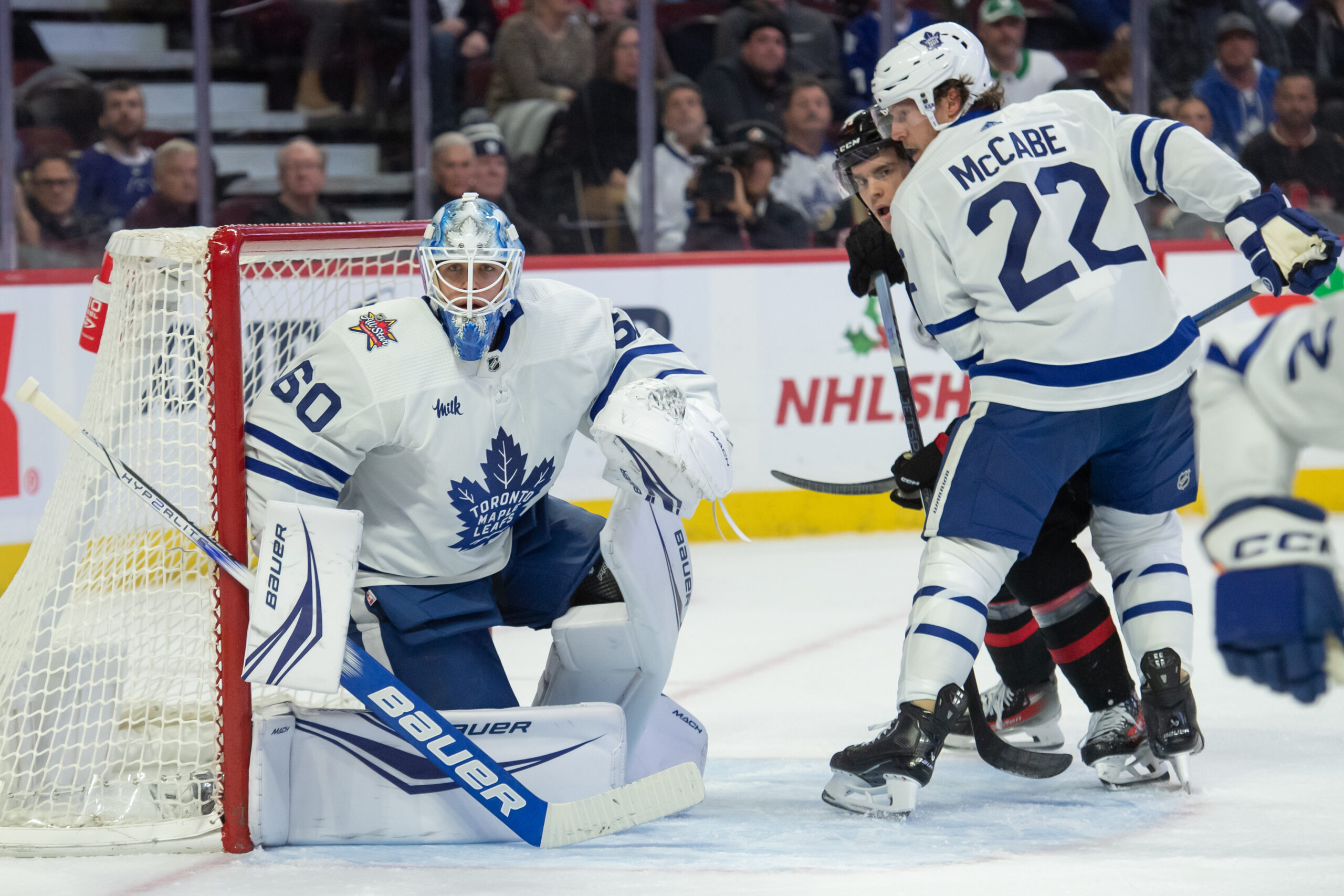 Toronto Maple Leafs Goaltender Steps in and Steps Up