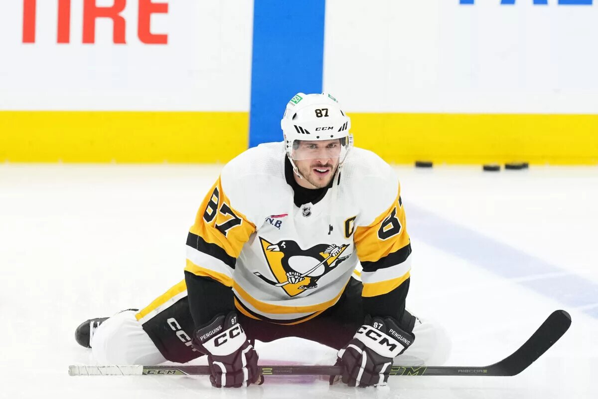 Crosby warming up as the Penguins try to make the NHL Playoffs; Sidney Crosby extended
