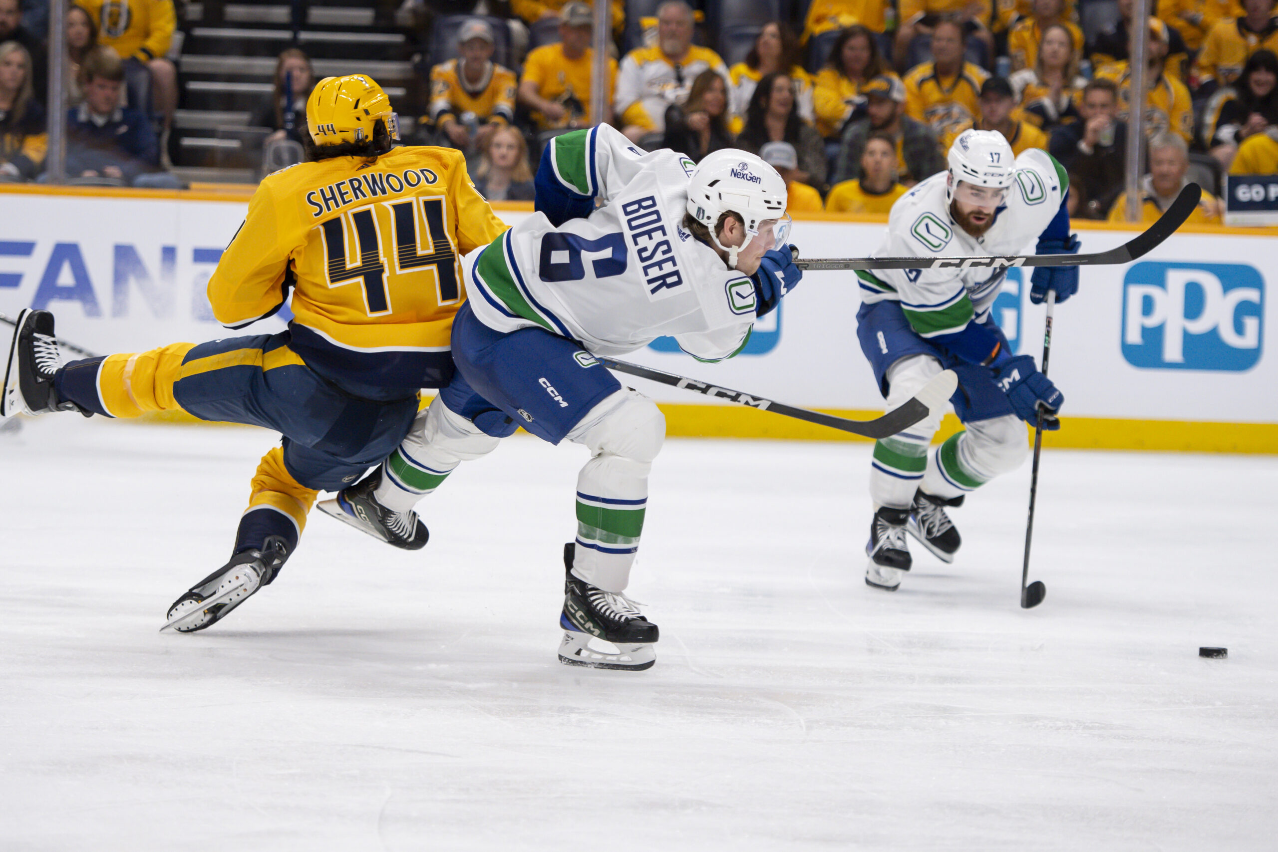 The Nashville Predators and Vancouver Canucks Mid-Series Review