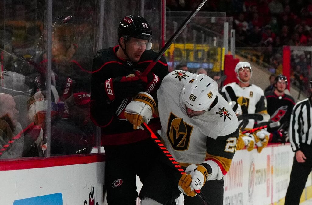 NHL Predictions, Game 2, Canes vs Golden Knights in Carolina