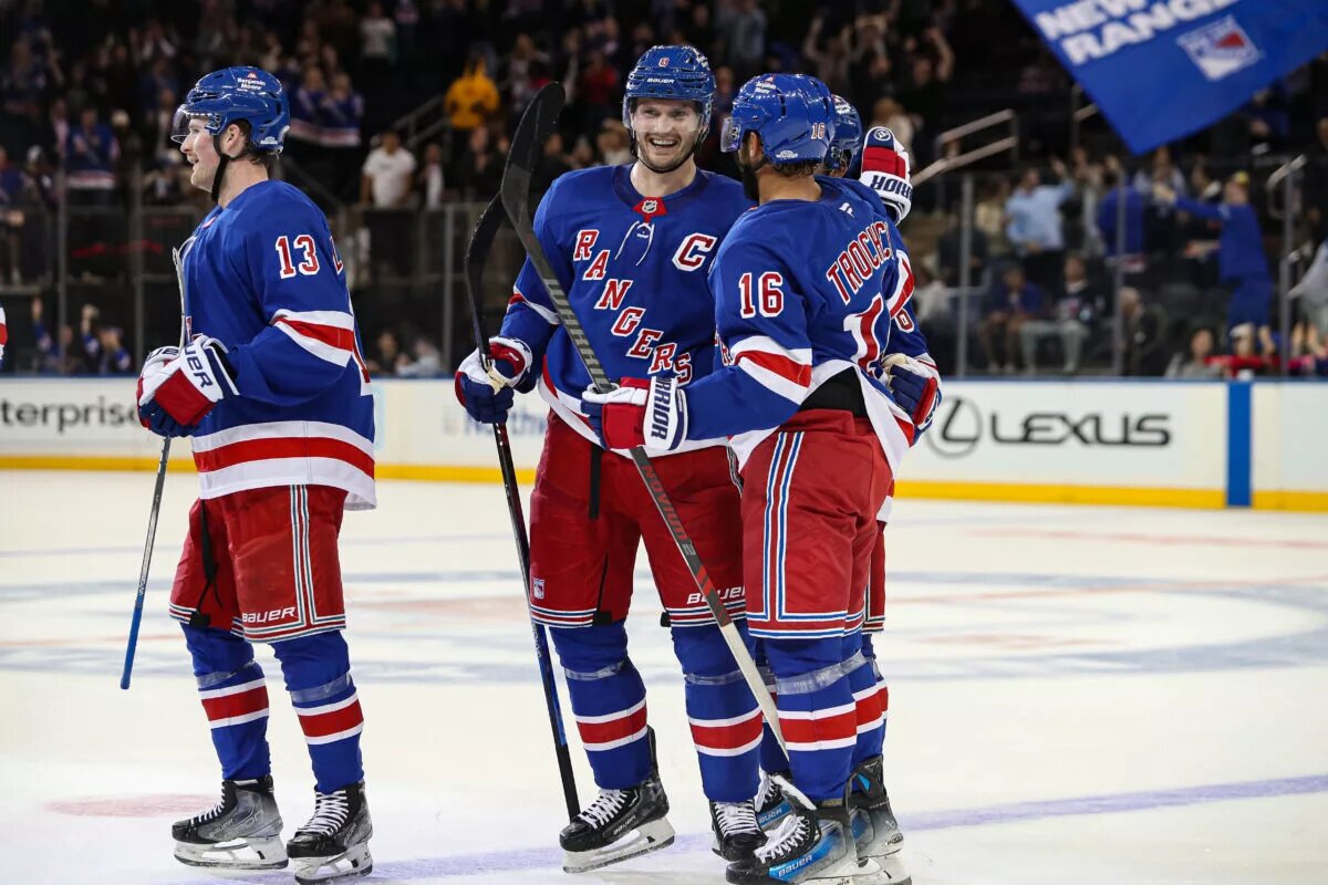 New York Rangers top line