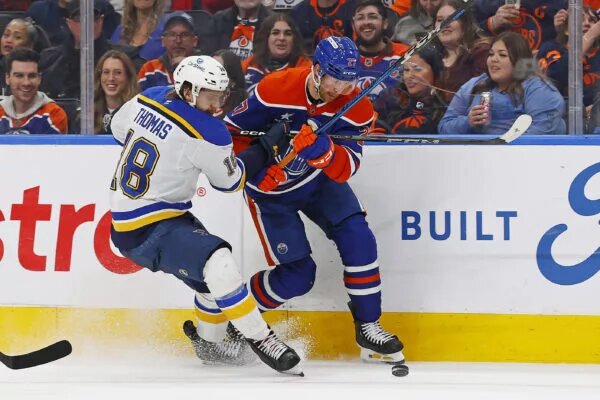 NHL Predictions: March 13 Edmonton Oilers vs St Louis Blues