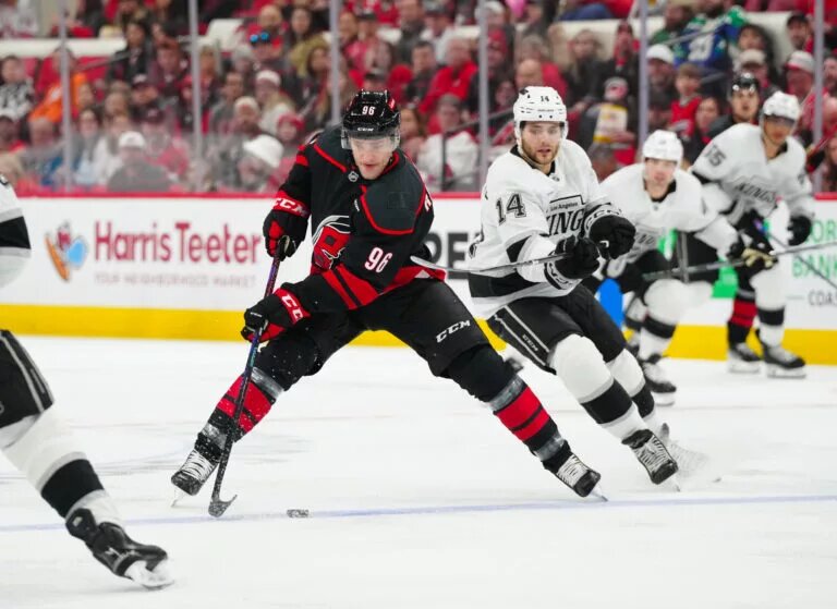 Hurricanes forwards; Alex Laferriere extended