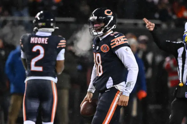 New Heights: Bears QB Caleb Williams makes bold guarantee to Kelce brothers