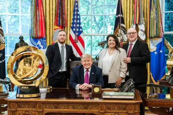 Justin Gaethje Honored by Donald Trump During White House Visit 3 Weeks After UFC Freedom 250 Triumph 