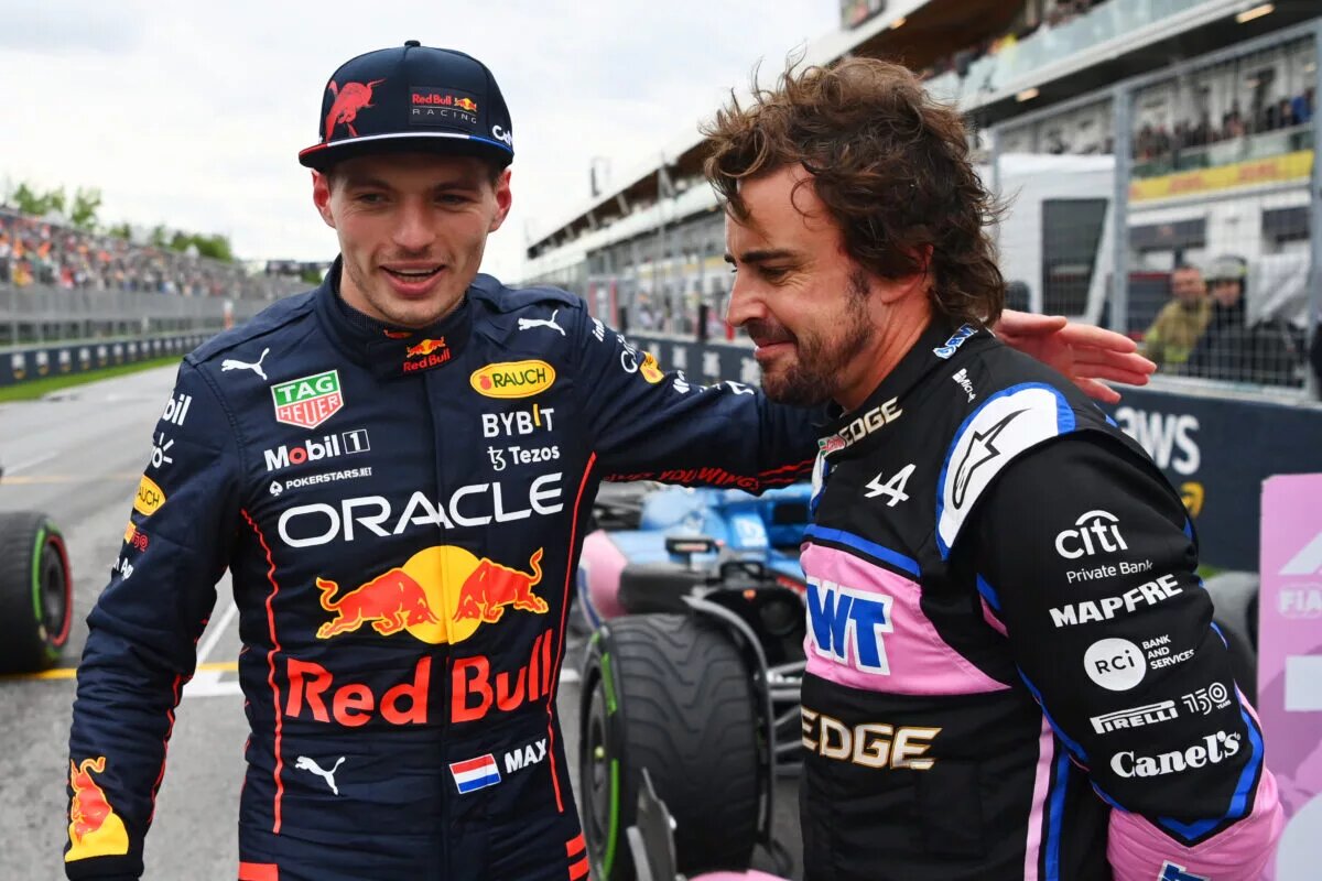 Max Verstappen Fernando Alonso F1