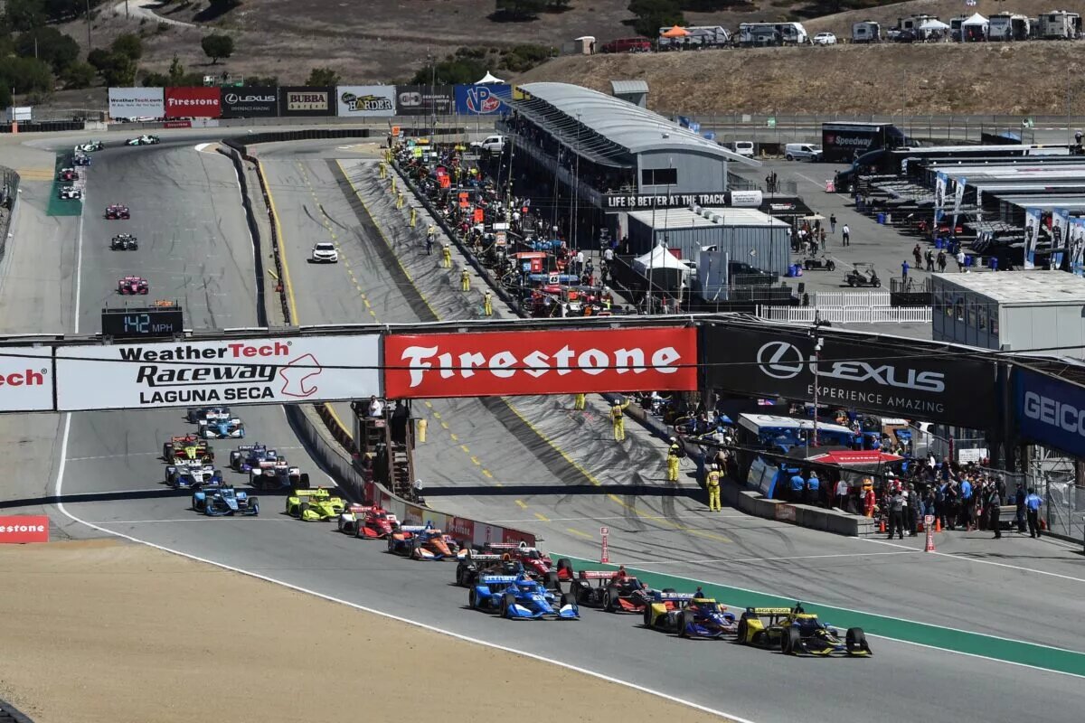 Colton Herta leads the 2021 Firestone Grand Prix of Monterrey