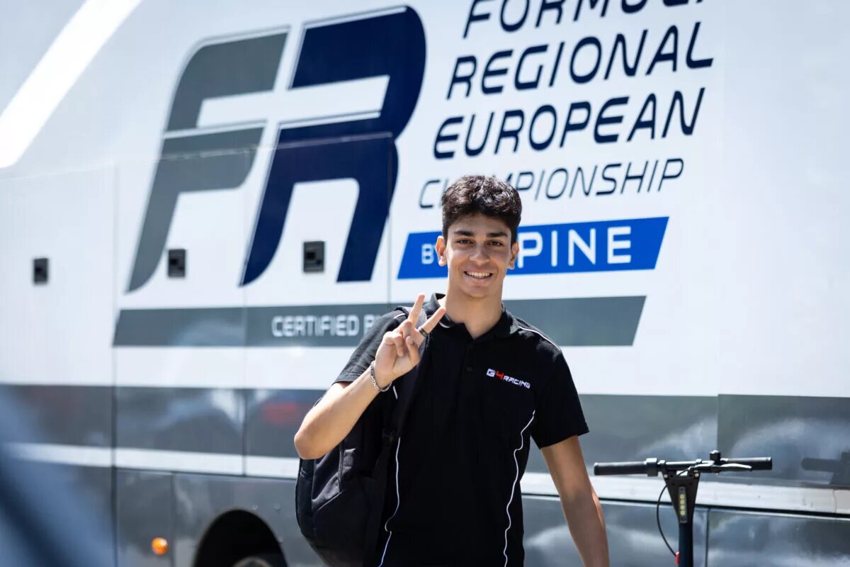 FREC driver Matias Zagazeta - F3 Testing