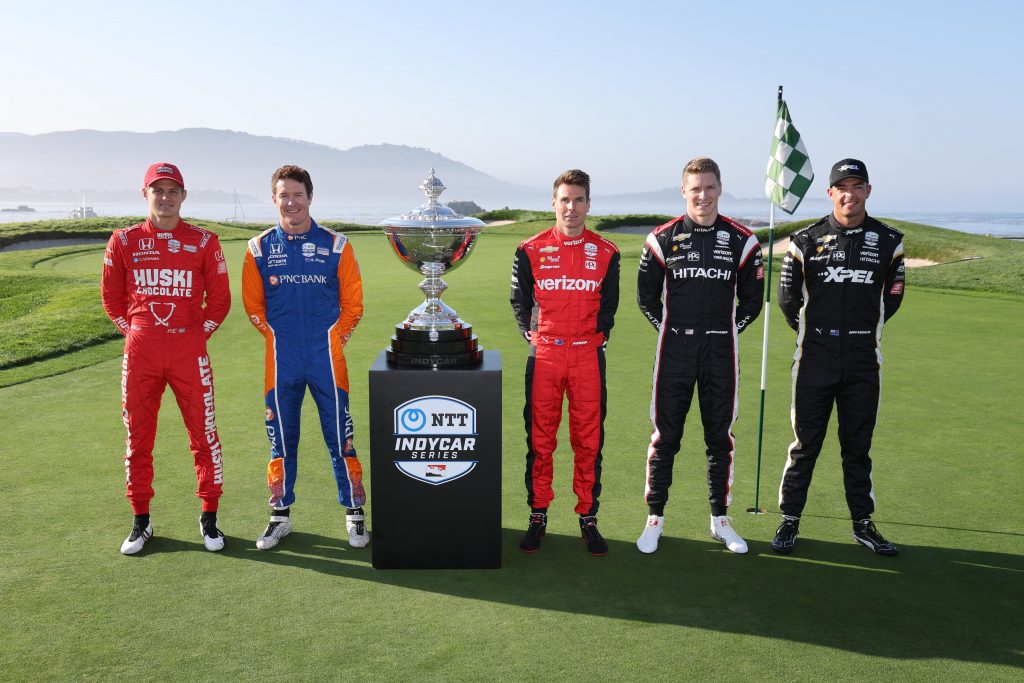 Marcus Ericsson, Scott Dixon, Will Power, Josef Newgarden, Scott McLaughlin - 2022 INDYCAR Championship Contenders