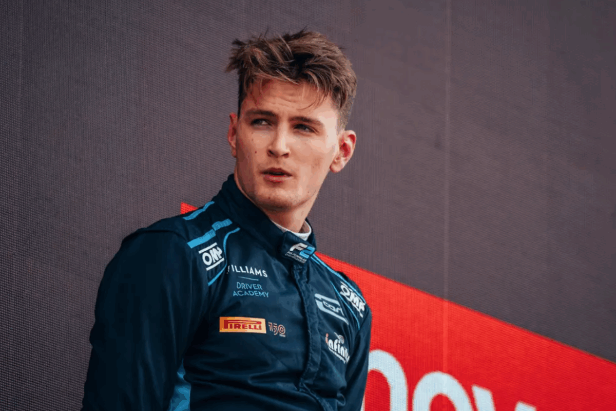 F2 driver Logan Sargeant announced as Williams second driver for F1 2023 pending a super license. (Credit: WilliamsF1.com)