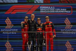 Singapore 2022 Podium - F1 Power Rankings