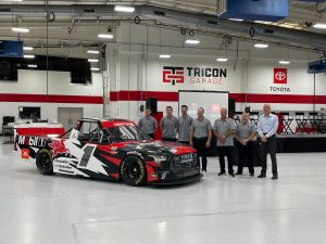 David Gilliland Racing announces a rebranding to TRICON Garage, partnering with Toyota for 2023. (Credit: @DGR_racing Twitter)
