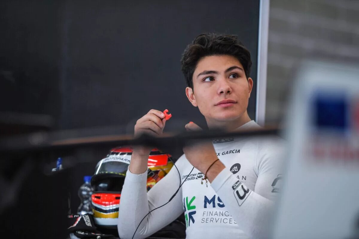 Alex Garcia during the EuroFormula Open Championship