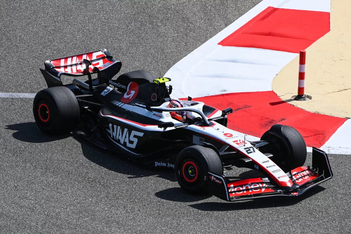F1 Predictions - BAHRAIN INTERNATIONAL CIRCUIT, BAHRAIN - FEBRUARY 23: Nico Hulkenberg, Haas VF-23 during the Bahrain February Testing at Bahrain International Circuit on Thursday February 23, 2023 in Sakhir, Bahrain. (Photo by Mark Sutton / LAT Images)