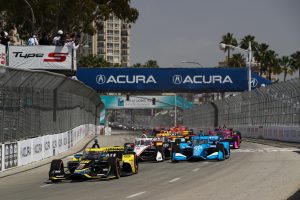 The start of the 2022 Acura Grand Prix of Long Beach (Joe Skibinski/Penske Entertainment)