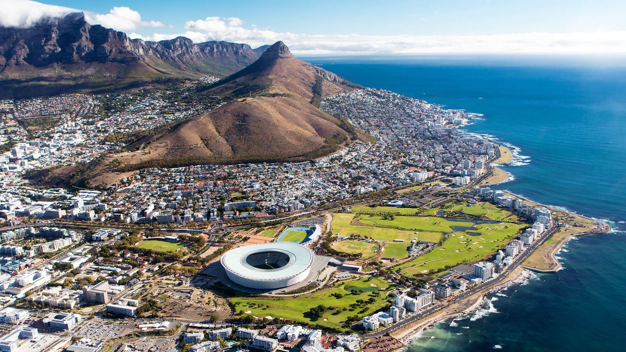 Formula E - Cape Town E-Prix Aerial View