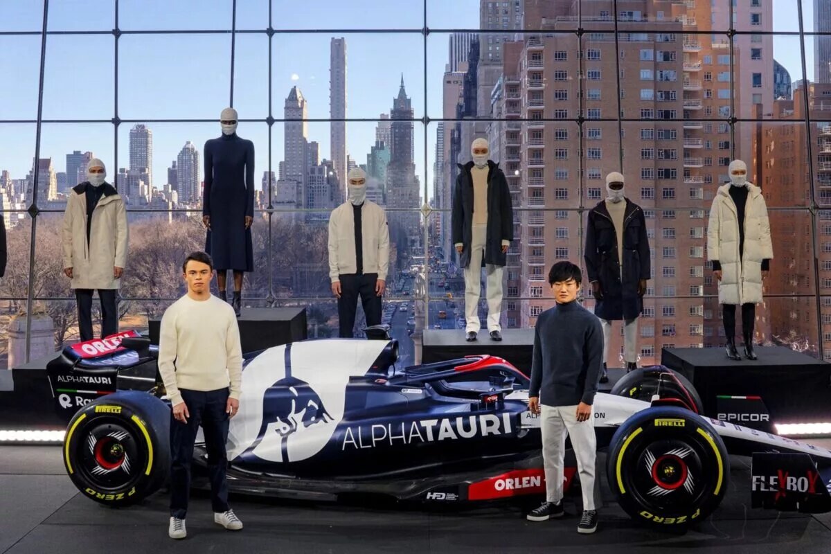 Scuderia AlphaTauri 2023 Car Launch (Credit: Colin Kerrigan / Red Bull Content Pool)