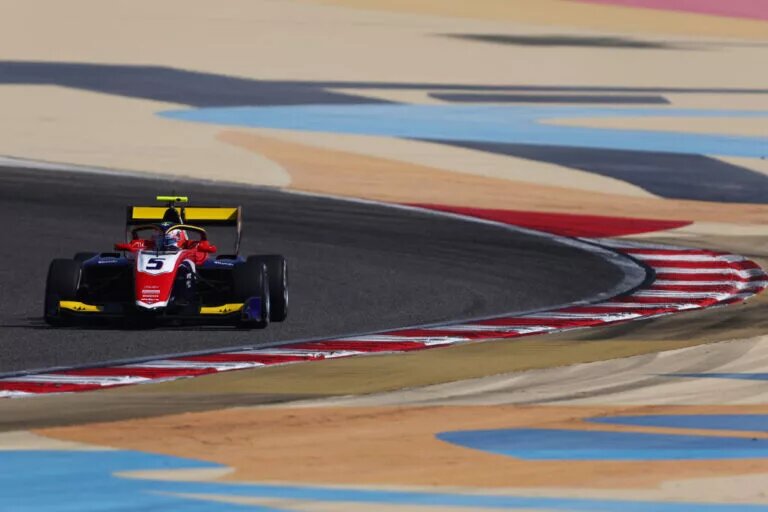Gabriel Bortoleto during F3 pre-season testing.