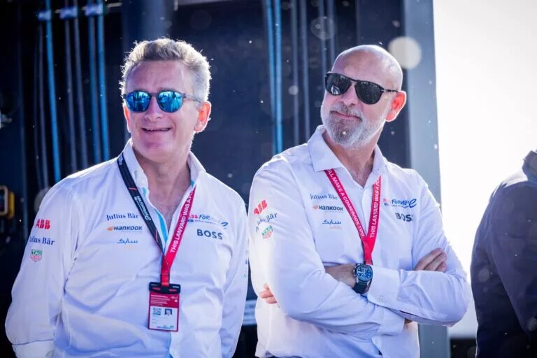 Alejandro Agag, Chairman, Formula E Jeff Dodds, CEO, Formula E (Credit: Sam Bloxham)